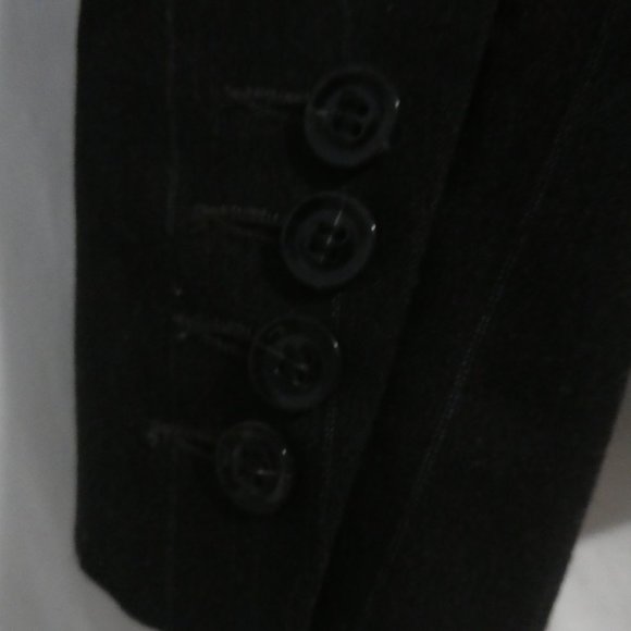 L'OFFICIEL | size 4 | Womens Striped Brown Blazer | Suit Jacket | Made in Canada - Picture 15 of 16